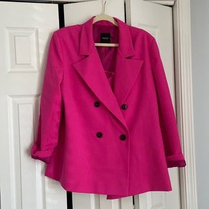 Nasty Gal tailored double breasted oversized blazer. Size 12.